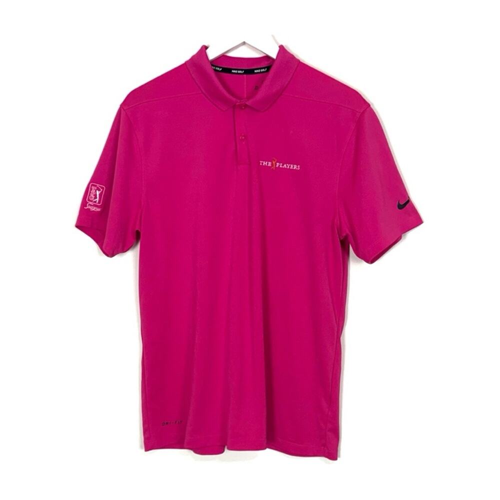 Nike Golf The Players Dri-Fit Polo in Pink